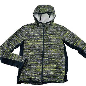 Nike Therma-Fit Hooded‎ Jacket Size S Black/Green/White